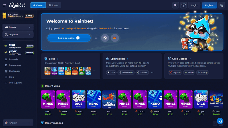 Rainbet Casino Site Games Collection Rainbet Casino Site Games Collection